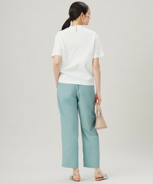 L size ONWARD(大きいサイズ) / エルサイズオンワード カットソー | 【接触冷感・UVカット・洗える】ベビーフリル Tシャツ | 詳細3