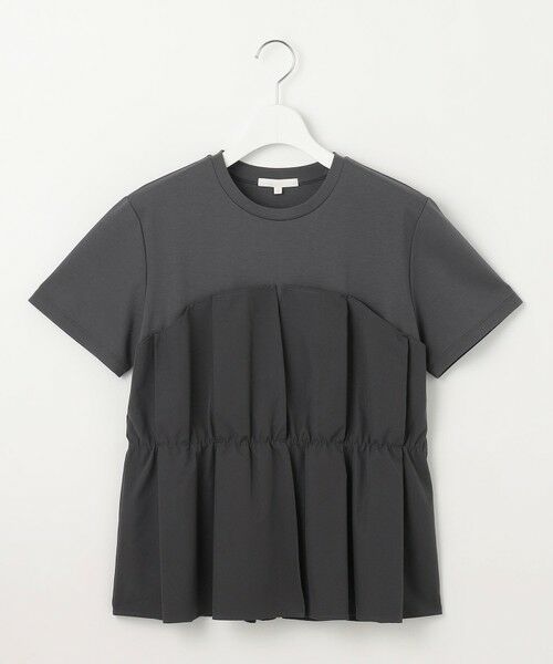 L size ONWARD(大きいサイズ)/エルサイズオンワード 【洗える】ビスチェコンビ Tシャツ バーント×バーント 44 L size ONWARD(大きいサイズ)/エルサイズオンワード 【洗える】ビスチェコンビ Tシャツ バーント×バーント 44