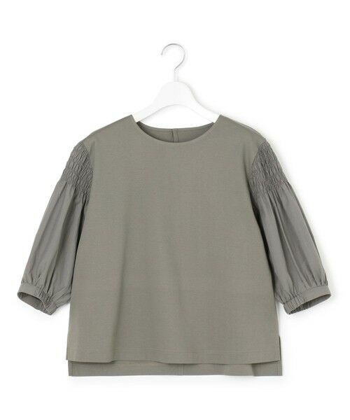 L size ONWARD(大きいサイズ) / エルサイズオンワード カットソー | 【汗じみ防止/洗える】ギャザーディテール カットソー | 詳細11