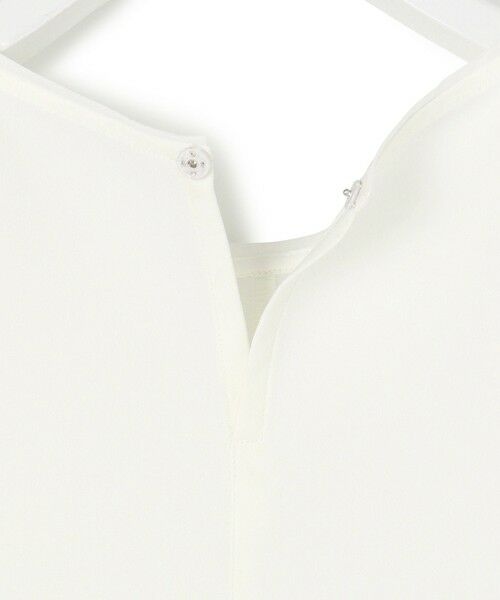 L size ONWARD(大きいサイズ) / エルサイズオンワード カットソー | 【新色追加】ストレッチジョーゼット シアーコンビ カットソー | 詳細10