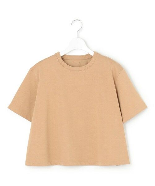 夏に大活躍♪クロップド Tシャツ（コットン） SHIPS tシャツ 「WEB限定」「ネックが選べる2サイズ展開