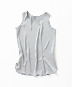 L size ONWARD(大きいサイズ) / エルサイズオンワード タンクトップ | 【新色追加/Oggi掲載】ミスティサテン タンクトップ