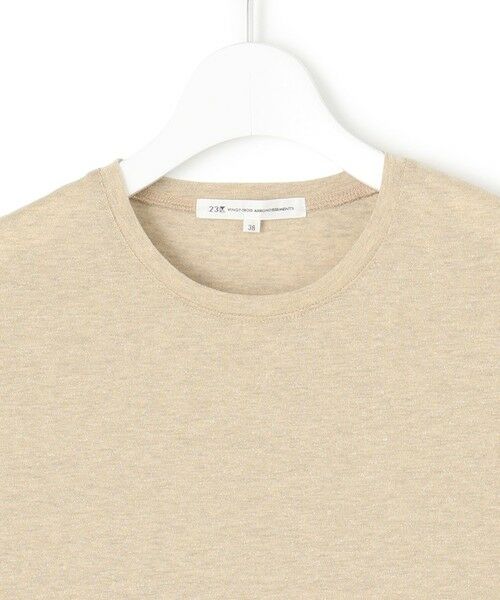 L size ONWARD(大きいサイズ) / エルサイズオンワード カットソー | 【洗える】ラメジャージ TEE | 詳細10