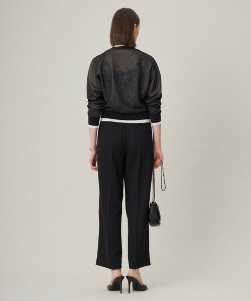 L size ONWARD(大きいサイズ) / エルサイズオンワード カーディガン・ボレロ | 【洗える】 シアーレイヤードカーディガン | 詳細3