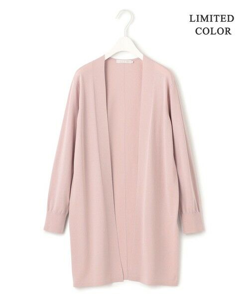 L size ONWARD(大きいサイズ) / エルサイズオンワード カーディガン・ボレロ | 【洗える】シンセティックハイゲージ ロングカーディガン | 詳細15