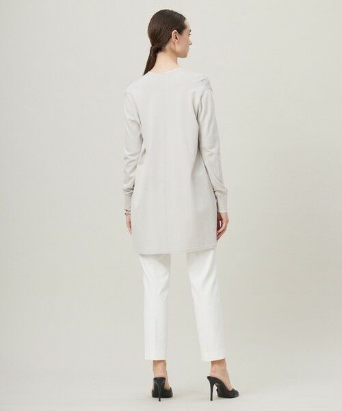 L size ONWARD(大きいサイズ) / エルサイズオンワード カーディガン・ボレロ | 【洗える】シンセティックハイゲージ ロングカーディガン | 詳細19