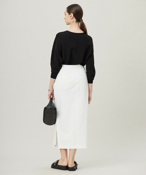 L size ONWARD(大きいサイズ) / エルサイズオンワード ニット・セーター | 【洗える】シンセティックハイゲージ Vネックニット | 詳細3