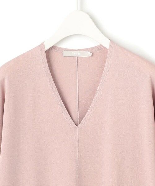 L size ONWARD(大きいサイズ) / エルサイズオンワード ニット・セーター | 【洗える】シンセティックハイゲージ Vネックニット | 詳細14