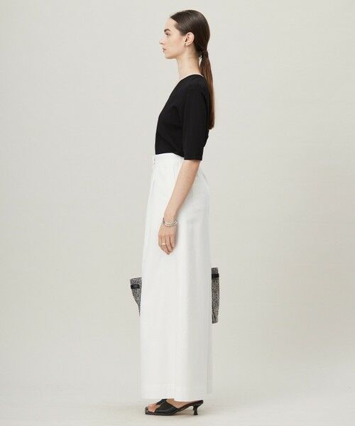 L size ONWARD(大きいサイズ) / エルサイズオンワード ニット・セーター | 【洗える】シンセティックハイゲージ 半袖ニット | 詳細2