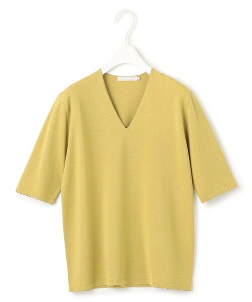 L size ONWARD(大きいサイズ) / エルサイズオンワード ニット・セーター | 【洗える】シンセティックハイゲージ 半袖ニット | 詳細7