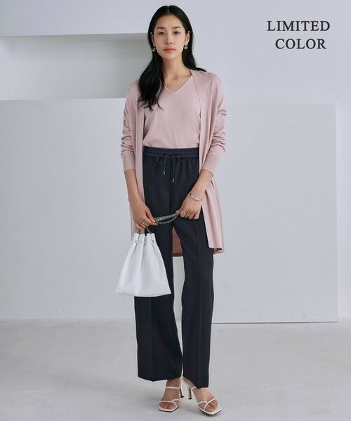 L size ONWARD(大きいサイズ) / エルサイズオンワード ニット・セーター | 【洗える】シンセティックハイゲージ 半袖ニット | 詳細14