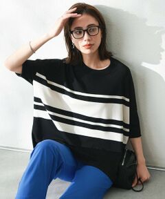 L size ONWARD(大きいサイズ) / エルサイズオンワード ニット・セーター | 【人気のため新色追加・接触冷感・UVカット・洗える】 VIS/NYハイゲージ プルオーバー