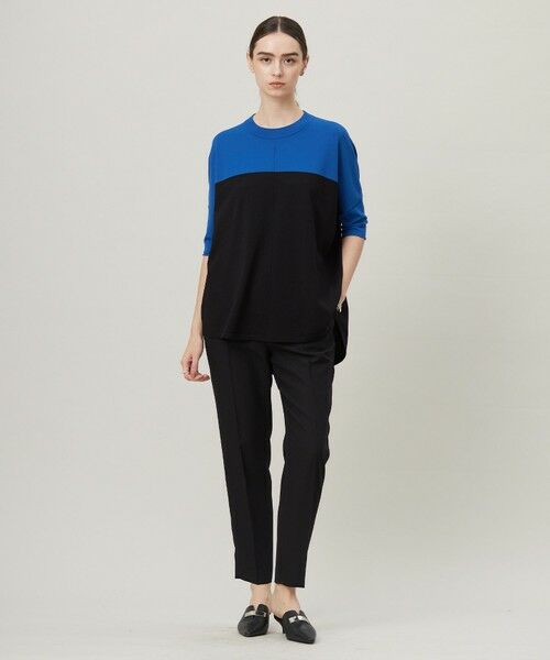 L size ONWARD(大きいサイズ) / エルサイズオンワード ニット・セーター | 【人気のため新色追加・接触冷感・UVカット・洗える】 VIS/NYハイゲージ プルオーバー | 詳細1