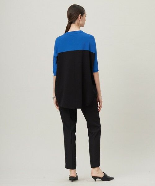 L size ONWARD(大きいサイズ) / エルサイズオンワード ニット・セーター | 【人気のため新色追加・接触冷感・UVカット・洗える】 VIS/NYハイゲージ プルオーバー | 詳細4