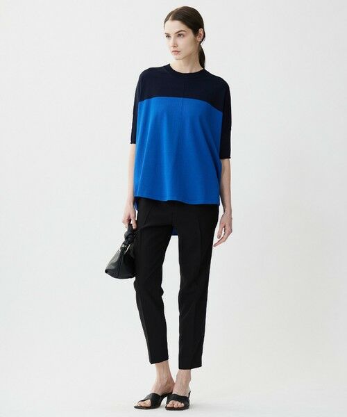 L size ONWARD(大きいサイズ) / エルサイズオンワード ニット・セーター | 【人気のため新色追加・接触冷感・UVカット・洗える】 VIS/NYハイゲージ プルオーバー | 詳細30