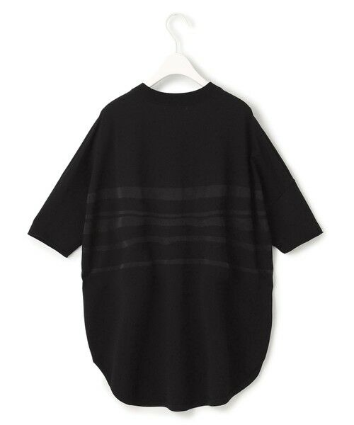 L size ONWARD(大きいサイズ) / エルサイズオンワード ニット・セーター | 【接触冷感・洗える】 VIS/NYハイゲージ シアーボーダープルオーバー | 詳細3