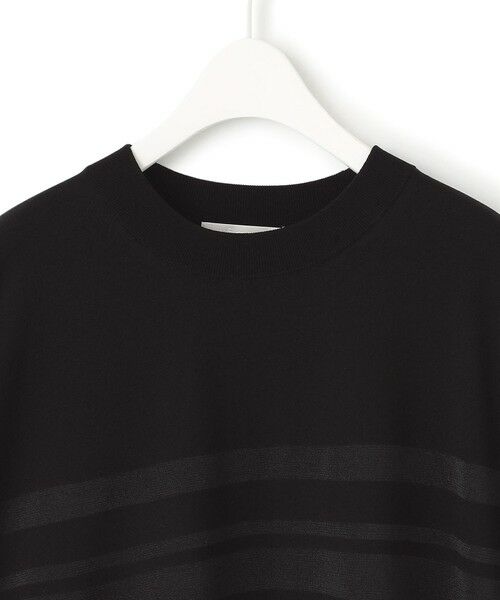 L size ONWARD(大きいサイズ) / エルサイズオンワード ニット・セーター | 【接触冷感・洗える】 VIS/NYハイゲージ シアーボーダープルオーバー | 詳細4