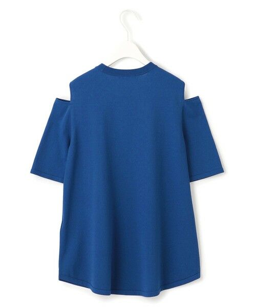 L size ONWARD(大きいサイズ) / エルサイズオンワード ニット・セーター | 【接触冷感・UVカット・洗える】 VIS/NYハイゲージ デザインプルオーバー | 詳細5