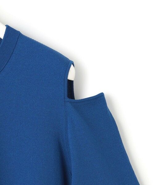 L size ONWARD(大きいサイズ) / エルサイズオンワード ニット・セーター | 【接触冷感・UVカット・洗える】 VIS/NYハイゲージ デザインプルオーバー | 詳細7