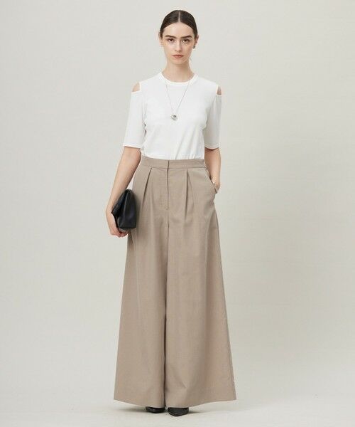 L size ONWARD(大きいサイズ) / エルサイズオンワード ニット・セーター | 【接触冷感・UVカット・洗える】 VIS/NYハイゲージ デザインプルオーバー | 詳細13