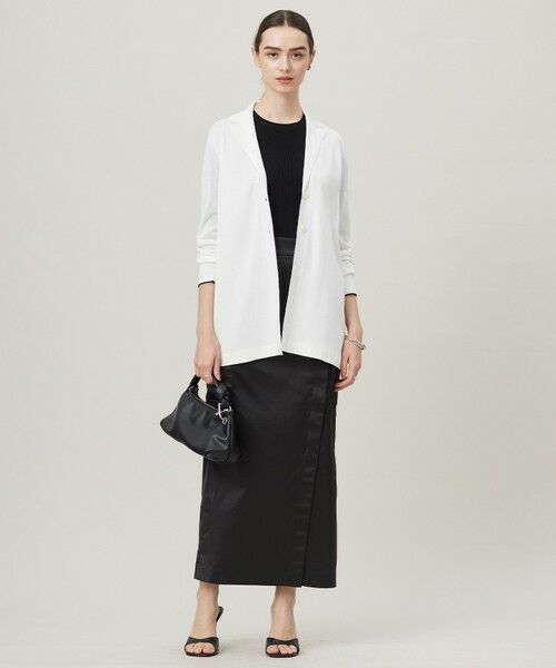 L size ONWARD(大きいサイズ) / エルサイズオンワード ニット・セーター | 【洗える】ドライコットンアセテート ニットジャケット | 詳細5