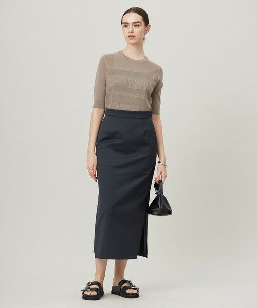 L size ONWARD(大きいサイズ) / エルサイズオンワード ニット・セーター | 【洗える】 レースパターン ニット | 詳細4