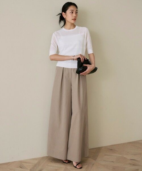 L size ONWARD(大きいサイズ) / エルサイズオンワード ニット・セーター | 【洗える】 レースパターン ニット | 詳細13