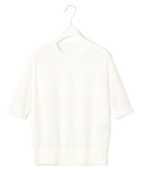 L size ONWARD(大きいサイズ) / エルサイズオンワード ニット・セーター | 【洗える】 レースパターン ニット | 詳細14