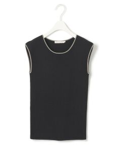 L size ONWARD(大きいサイズ) / エルサイズオンワード ニット・セーター | 【洗える】オーガニックコットンリブ ノースリーブニット