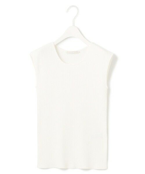 L size ONWARD(大きいサイズ) / エルサイズオンワード ニット・セーター | 【洗える】オーガニックコットンリブ ノースリーブニット | 詳細23