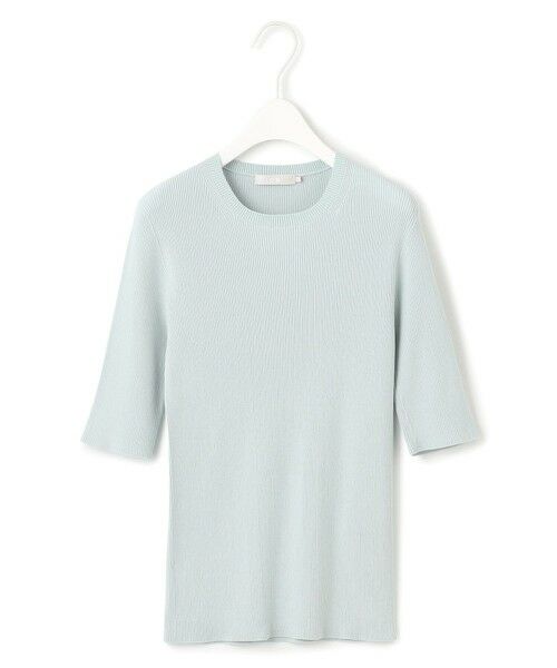 L size ONWARD(大きいサイズ) / エルサイズオンワード ニット・セーター | 【洗える】ハイゲージリブベーシック プルオーバーニット | 詳細5