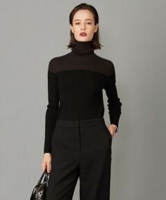 L size ONWARD(大きいサイズ) / エルサイズオンワード ニット・セーター | 【8/26〜9/18期間限定・完全受注生産】エクストラファインメリノニット ハイネックプルオーバー