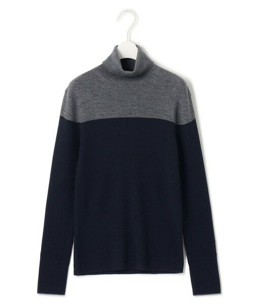 L size ONWARD(大きいサイズ) / エルサイズオンワード ニット・セーター | 【8/26〜9/18期間限定・完全受注生産】エクストラファインメリノニット ハイネックプルオーバー | 詳細15