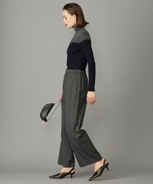 L size ONWARD(大きいサイズ) / エルサイズオンワード ニット・セーター | 【8/26〜9/18期間限定・完全受注生産】エクストラファインメリノニット ハイネックプルオーバー | 詳細13