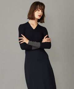 L size ONWARD(大きいサイズ) / エルサイズオンワード ニット・セーター | 【8/26〜9/18期間限定・完全受注生産】エクストラファインメリノニット Vネックプルオーバー