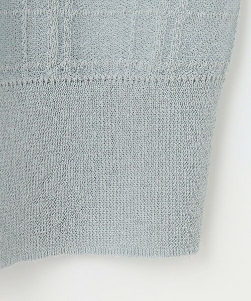 L size ONWARD(大きいサイズ) / エルサイズオンワード カーディガン・ボレロ | 【洗える】SHEER JACQUARD ニット ブルゾン | 詳細12