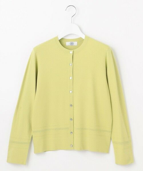 L size ONWARD(大きいサイズ) / エルサイズオンワード カーディガン・ボレロ | 【洗える】RAYON ELITE STRETCH クルーネック カーディガン | 詳細8