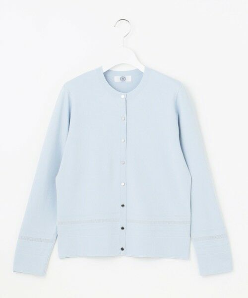 L size ONWARD(大きいサイズ) / エルサイズオンワード カーディガン・ボレロ | 【洗える】RAYON ELITE STRETCH クルーネック カーディガン | 詳細12