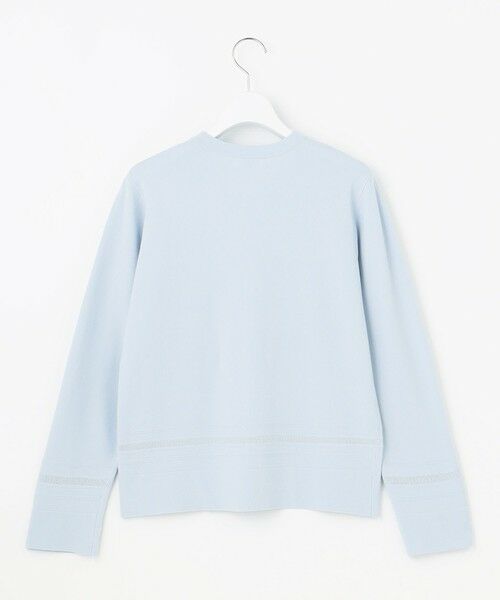 L size ONWARD(大きいサイズ) / エルサイズオンワード カーディガン・ボレロ | 【洗える】RAYON ELITE STRETCH クルーネック カーディガン | 詳細14