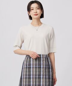 L size ONWARD(大きいサイズ) / エルサイズオンワード ニット・セーター | 【洗える】RAYON ELITE STRETCH クルーネック ニット