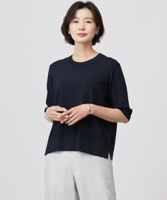 L size ONWARD(大きいサイズ) / エルサイズオンワード ニット・セーター | 【洗える】RAYON ELITE STRETCH クルーネック ニット