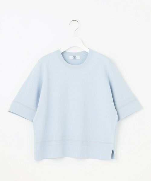 セール】 【洗える】RAYON ELITE STRETCH クルーネック ニット