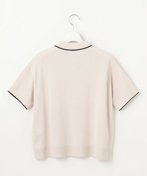 セール】 【洗える】DRY COTTON ニットポロ （ポロシャツ）｜L