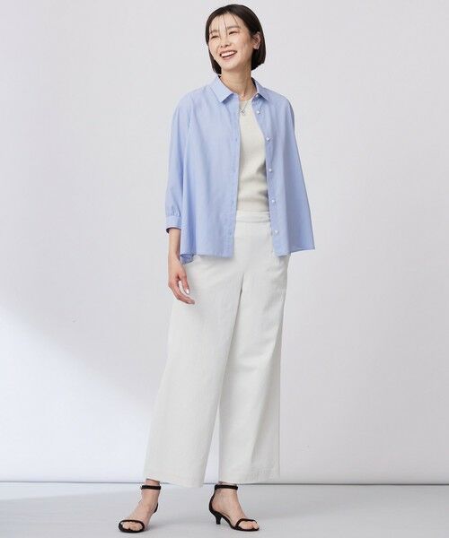 L size ONWARD(大きいサイズ) / エルサイズオンワード タンクトップ | 【WEB限定カラーあり・洗える】FINE SLEEVELESS ニット タンクトップ | 詳細4