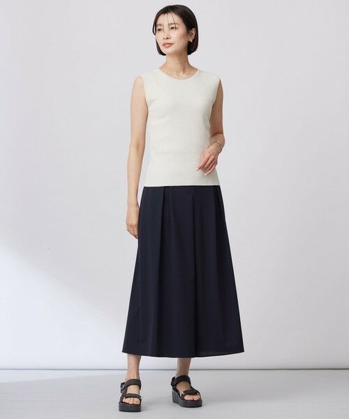 L size ONWARD(大きいサイズ) / エルサイズオンワード タンクトップ | 【WEB限定カラーあり・洗える】FINE SLEEVELESS ニット タンクトップ | 詳細9