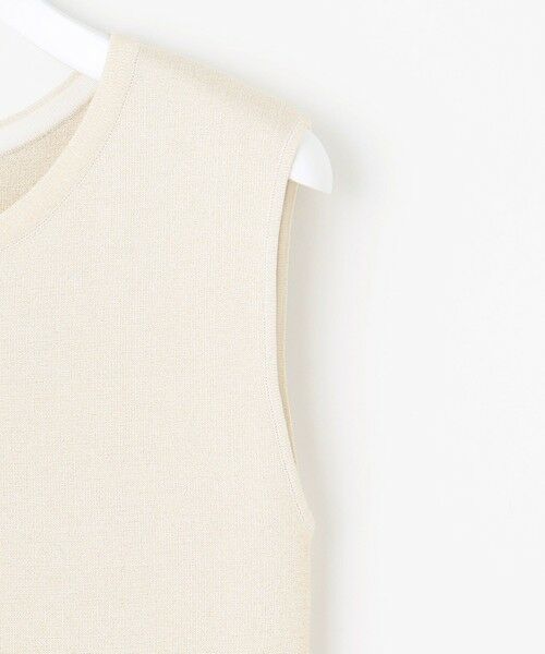 L size ONWARD(大きいサイズ) / エルサイズオンワード タンクトップ | 【WEB限定カラーあり・洗える】FINE SLEEVELESS ニット タンクトップ | 詳細14