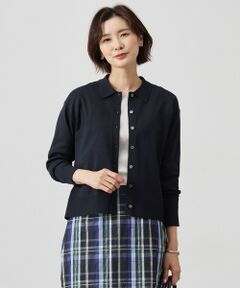 L size ONWARD(大きいサイズ) / エルサイズオンワード ニット・セーター | 【洗える】ニットポロ カーディガン