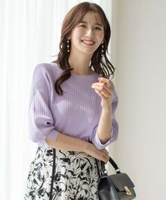 L size ONWARD(大きいサイズ) / エルサイズオンワード ニット・セーター | 【UVカット・洗える】コクーンスリーブ プルオーバー