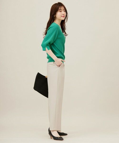 L size ONWARD(大きいサイズ) / エルサイズオンワード ニット・セーター | 【UVカット・洗える】コクーンスリーブ プルオーバー | 詳細11