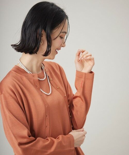 L size ONWARD(大きいサイズ) / エルサイズオンワード カーディガン・ボレロ | 【アンサンブル対応・洗える】アセテートコットン カーディガン | 詳細16